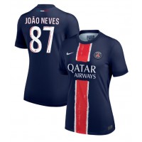 Paris Saint-Germain Joao Neves #87 Hemmatröja Dam 2024-25 Kortärmad